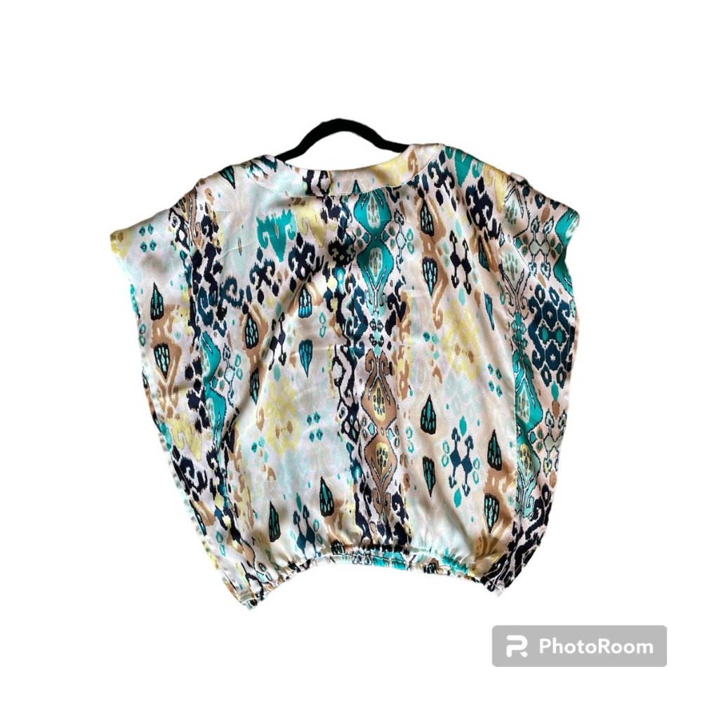 NEW YORK & COMPANY Bohemian Tribal Sleeveless Blouse sz. small - Picture 2 of 4